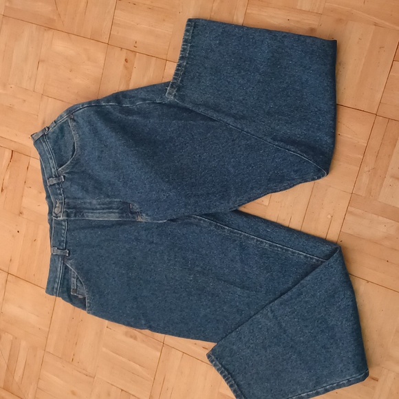 Vintage high waisted relaxed fit tapered leg jeans - Picture 1 of 7